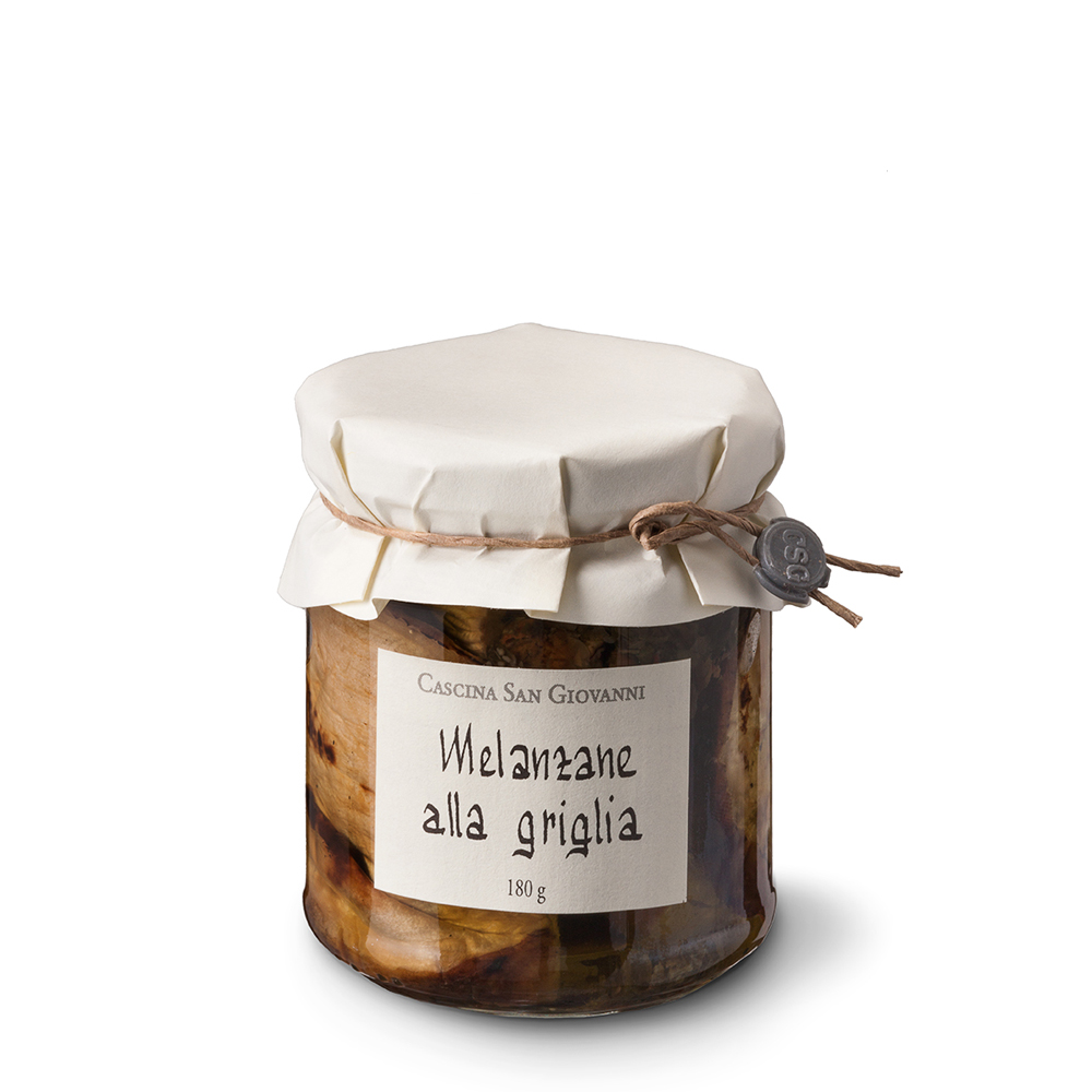 Gegrillte Auberginen in Öl - La Gazza