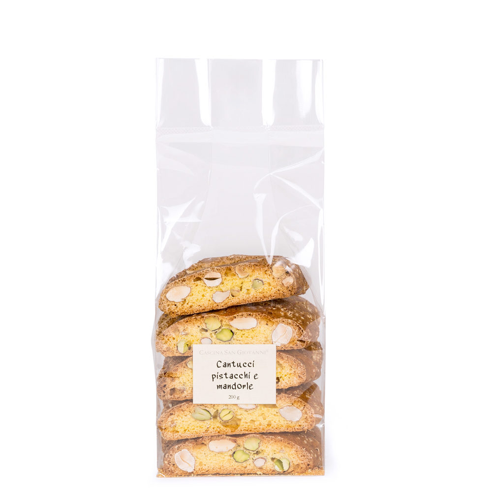 Cantucci pistacchi e mandorle