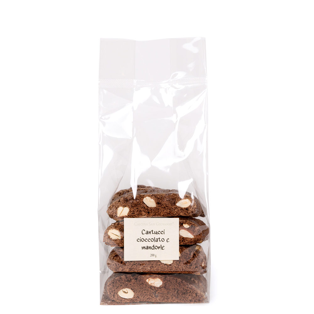 Cantucci cioccolato e mandorle