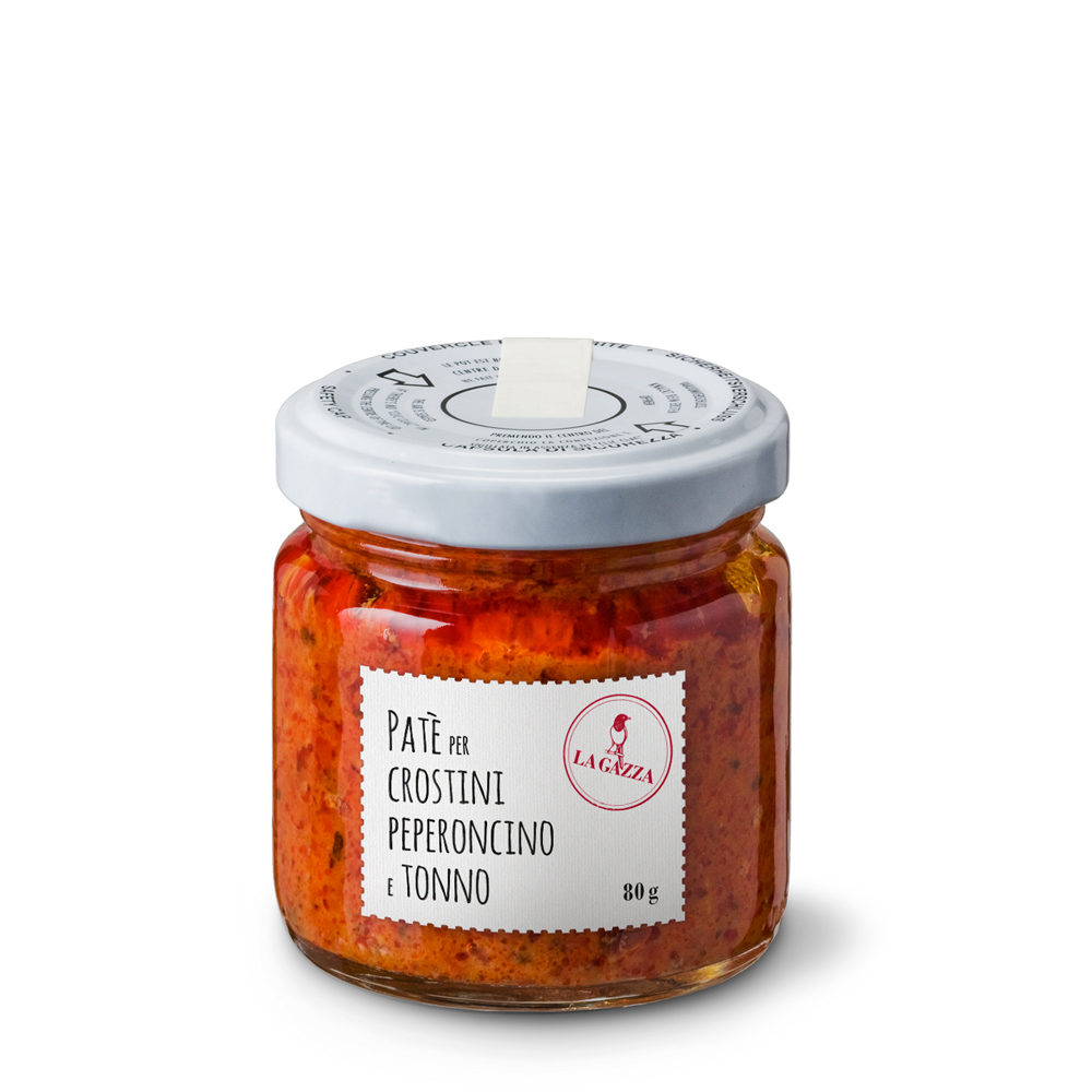 Patè per crostini peperoncino e tonno