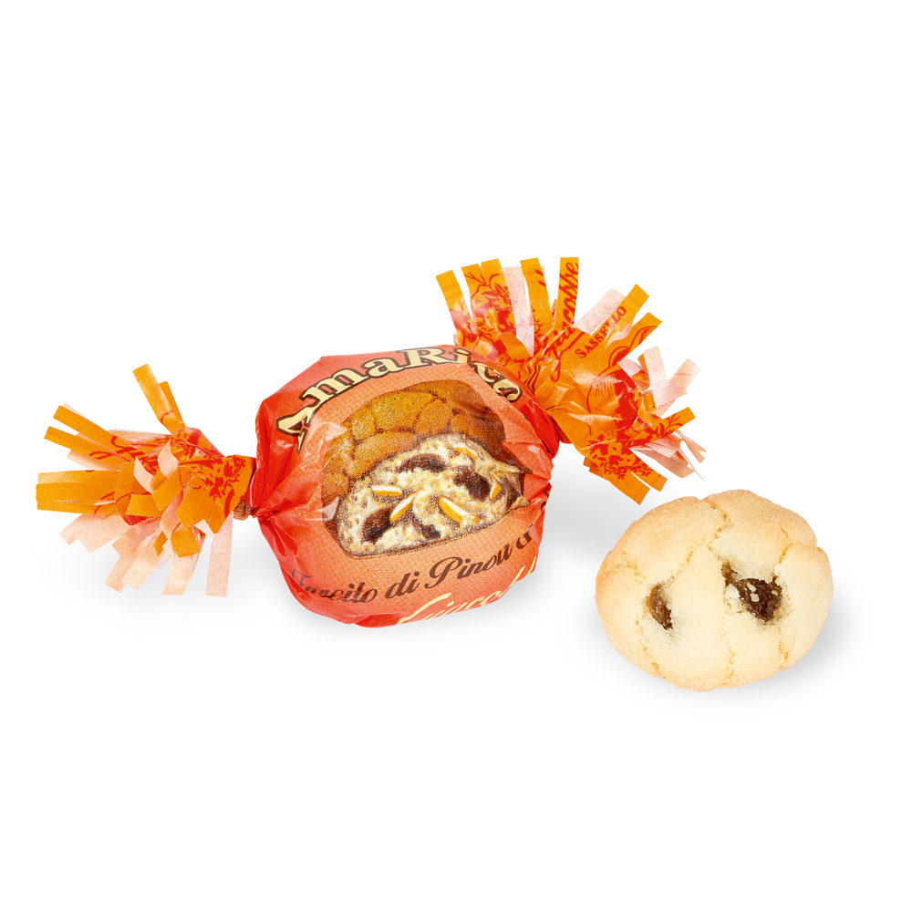 Amaretti uvetta e pinoli